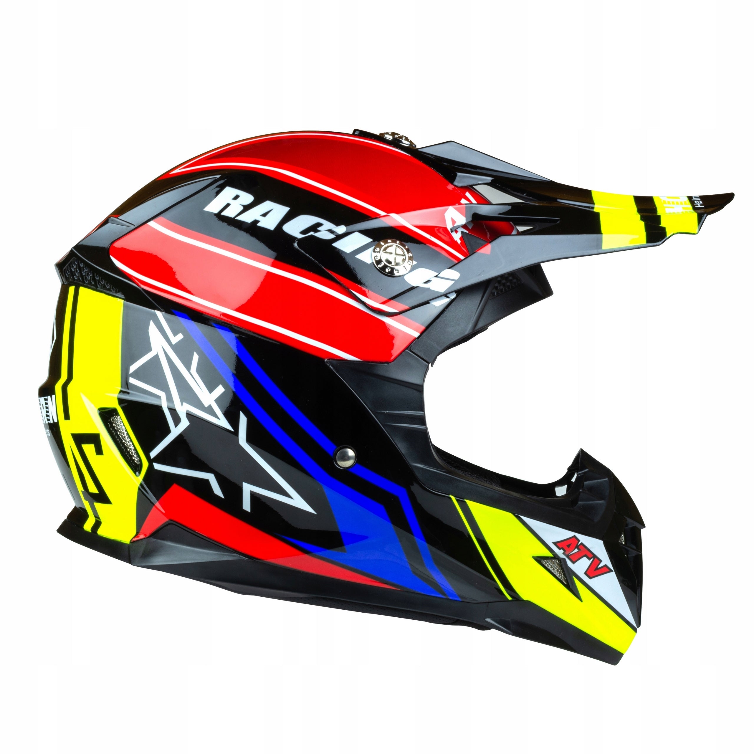 AV HORN MOTORCYCLE HELMET RACING CROSS QUAD GOGGLES L Manufacturer Horn