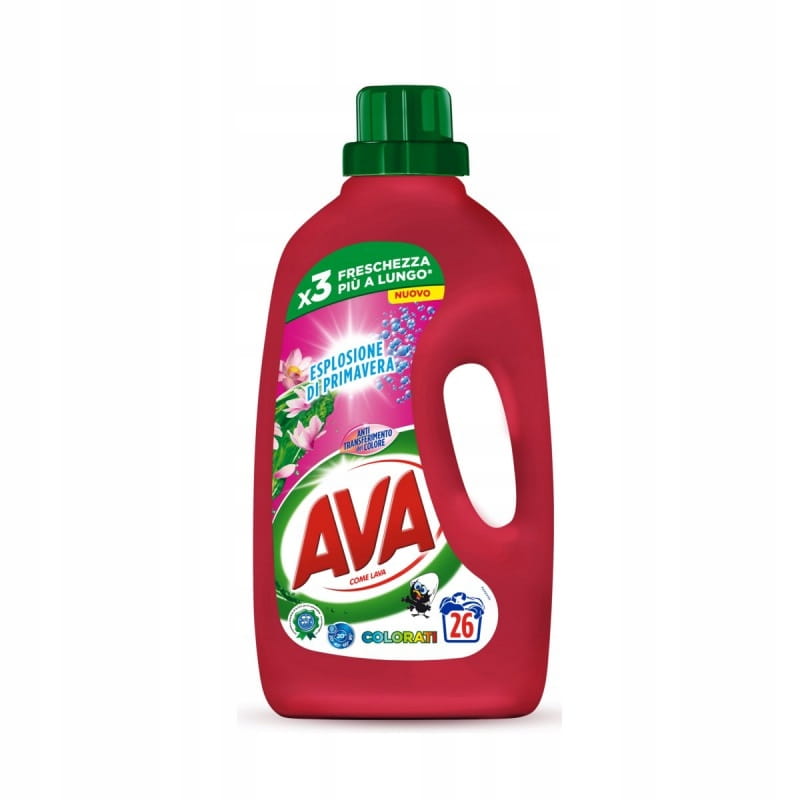 AVA Italian Washing Gel Spring Freshness Long Lasting Fragrance 1,3 Liter