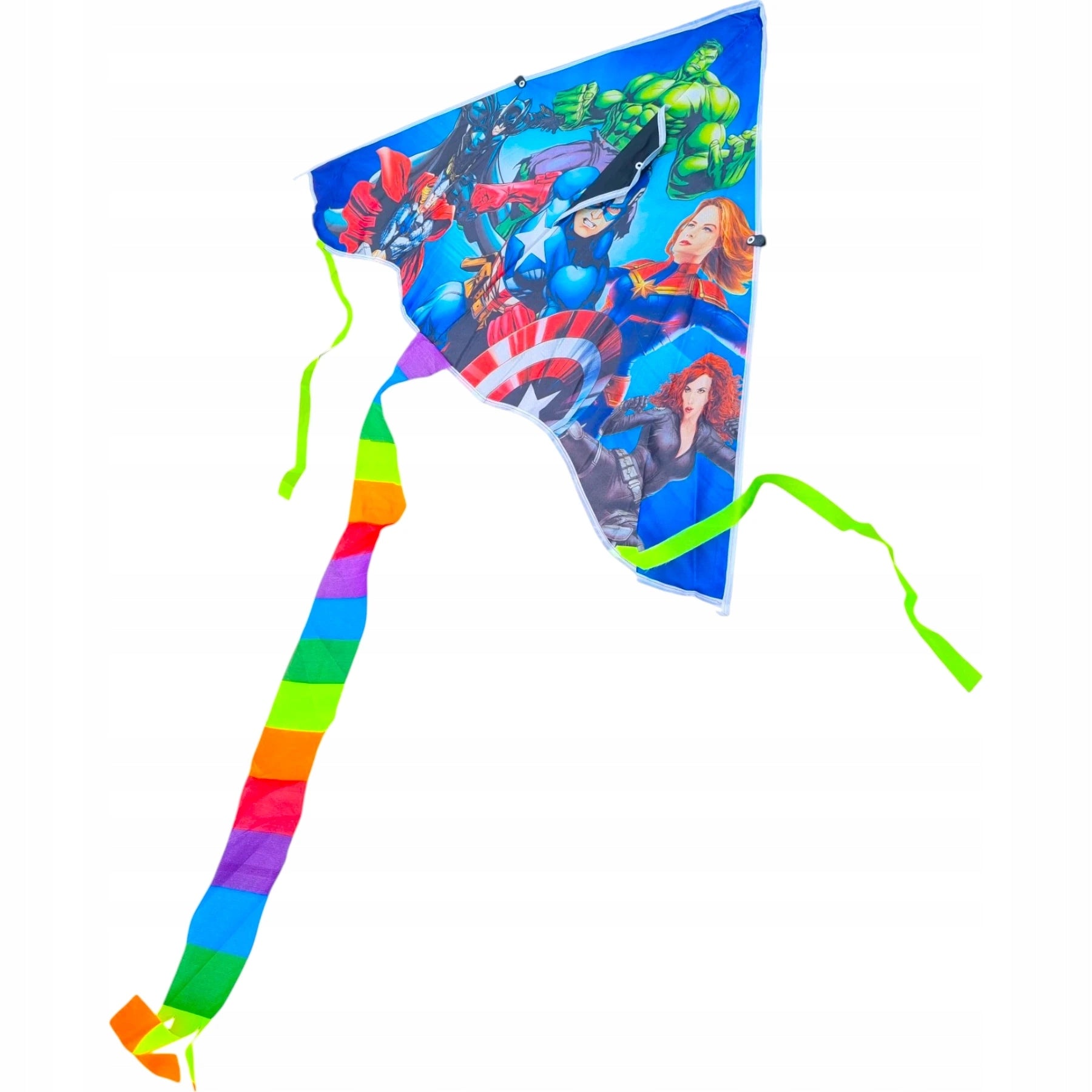 AVENGERS KITE FOR CHILDREN TO LEARN TO PLAY BIG SUPERHEROES XXL Product depth 1 cm