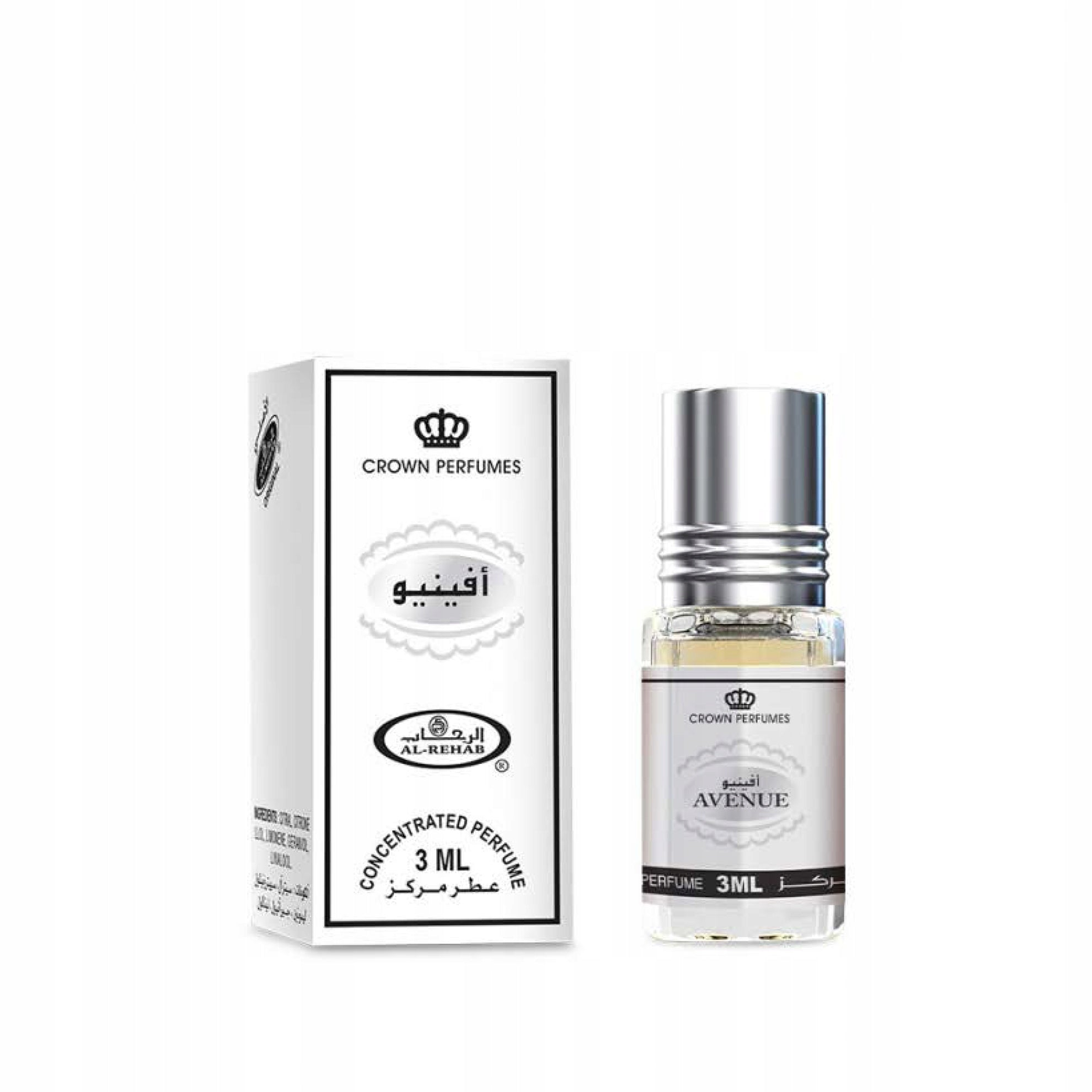 AVENUE ARABIC PERFUME IN OIL MALE CITRUS OUD MUSK 3 ml AL REHAB Packaging status original
