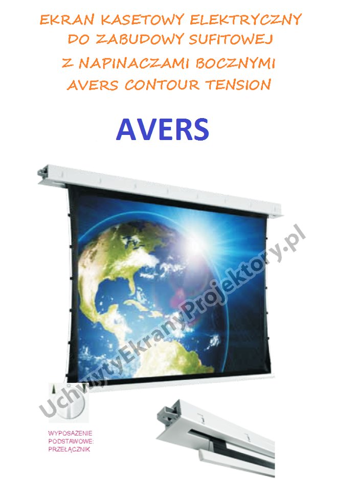 AVERS CONTOUR TENSION 180 ELECTRIC SCREEN Brand AVERS