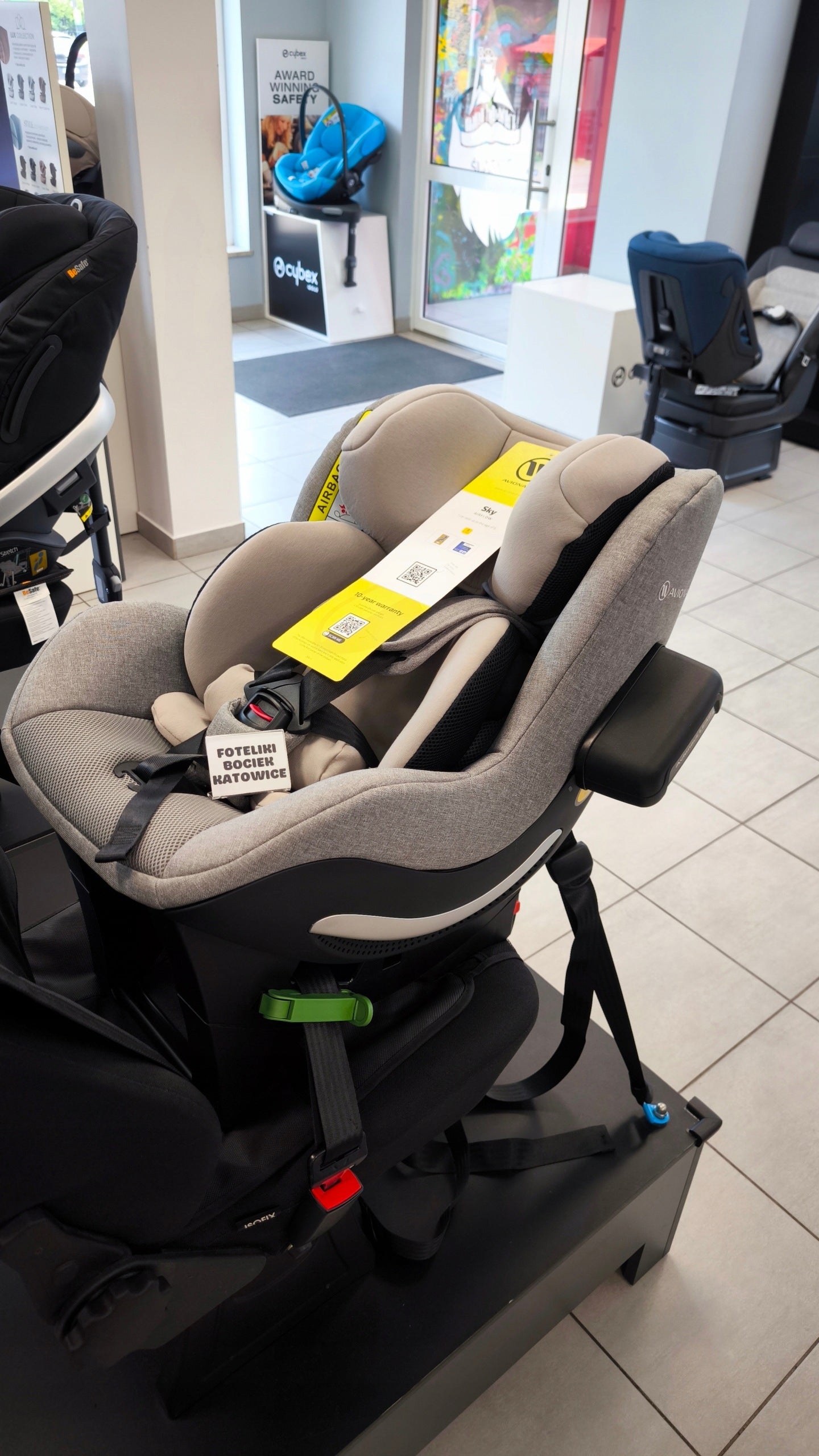 AVIONAUT SKY AIRFLOW GREY CAR SEAT UP TO 125 CM RWF PLUS TEST Manufacturer code AVIONAUT SKY AIRFLOW