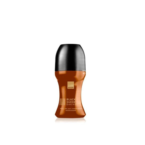 AVON Black Suede DARING DEODORANT In ball