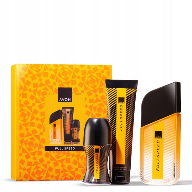 AVON FULL SPEED SET IN A BOX OF 3 PIECES FOR HIM