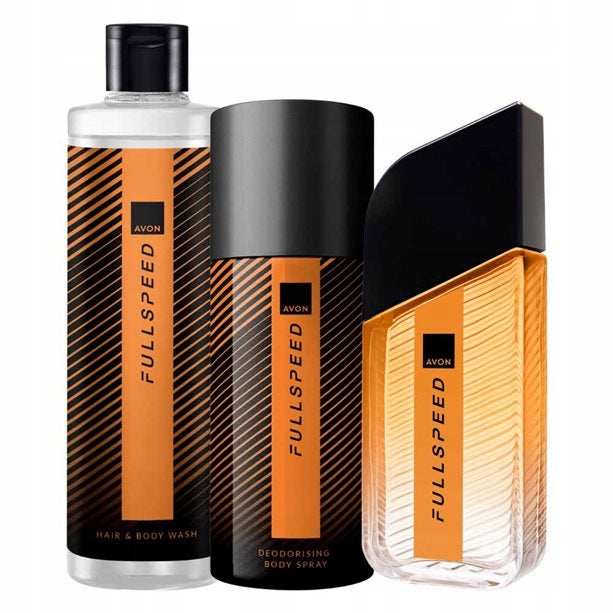 AVON FULL SPEED SET _ WATER + GEL + DEO SPRAY