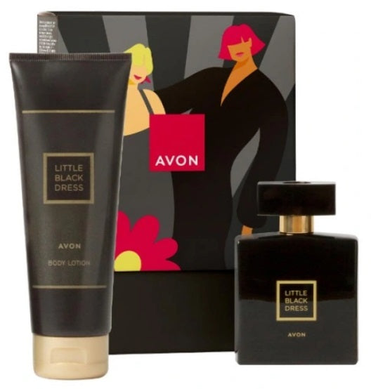 AVON LBD Little Black Dress Eau de Parfum Body Lotion Gift Set