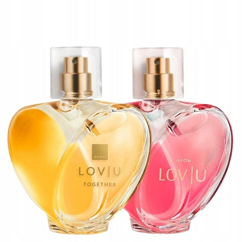AVON Lov U 50 ml and Lov U Together 50 ml fragrance set