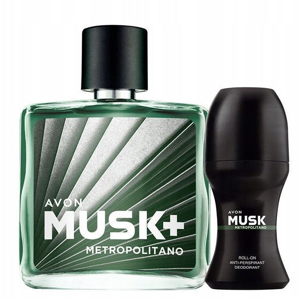AVON Musk Metropolitano for Him Men's Cosmetics Set 2in1