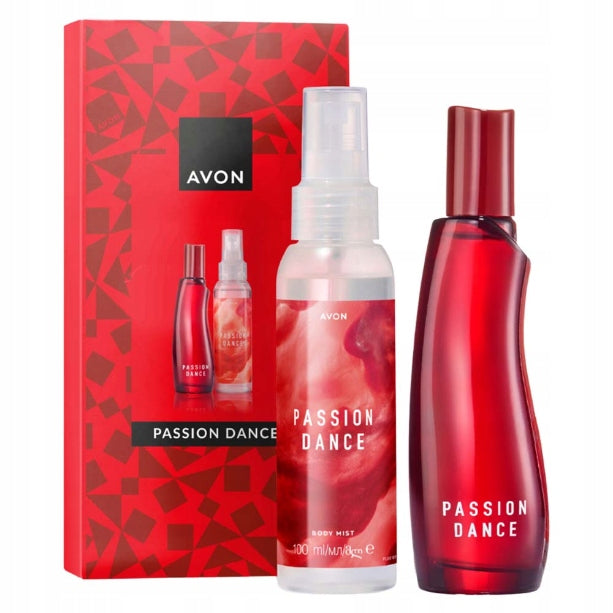 AVON PASSION DANCE GIFT SET 2 COSMETICS BOX
