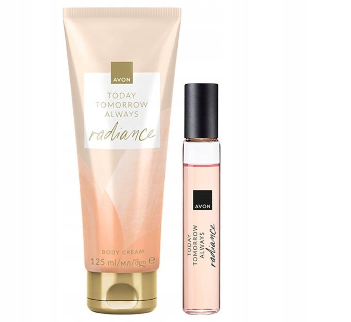 AVON SET 2_1 Eau de Parfum TTA Radiance Perfume 10ml_Balsam 125 ml