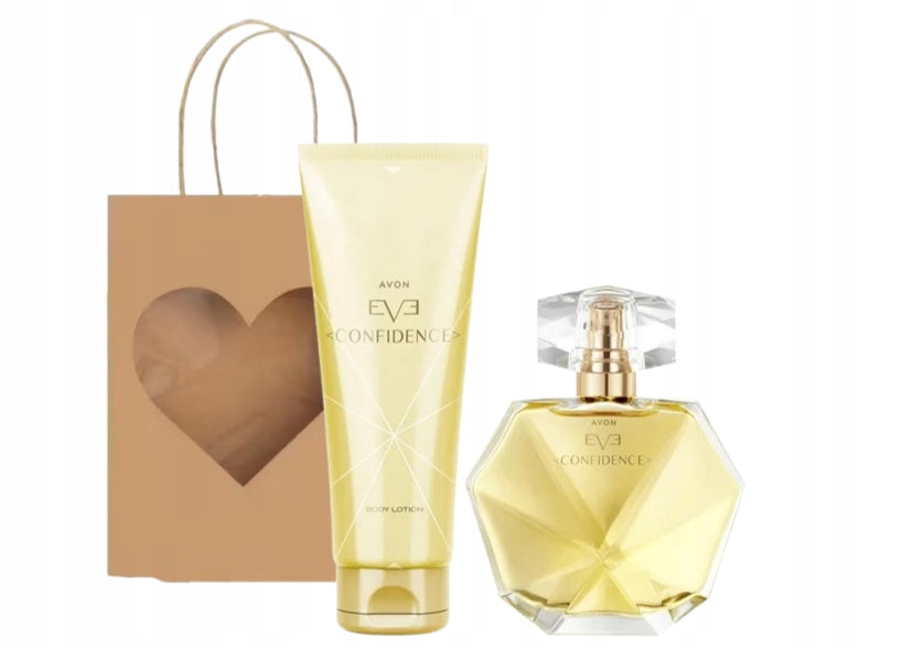AVON Set EVE CONFIDENCE Eau de Parfum 50 ml+ lotion 125 ml +bag