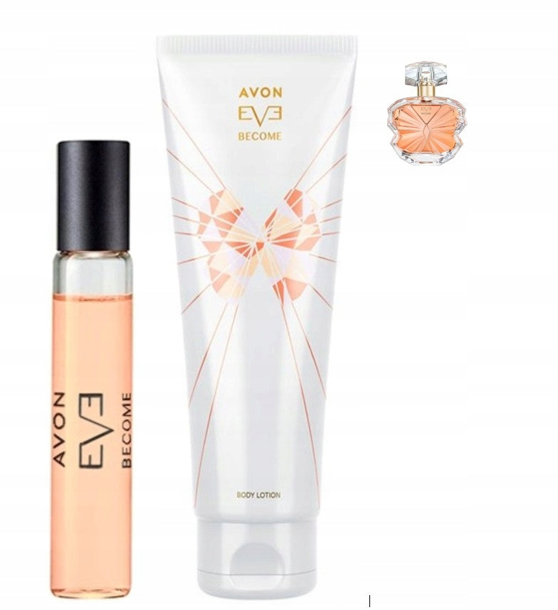 AVON Set Eve Become Perfumed Water Perfume 10ml_balm 125ml