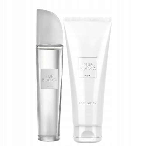 AVON Set Pur Blanca Eau de toilette 50 ml + Balm 125 ml