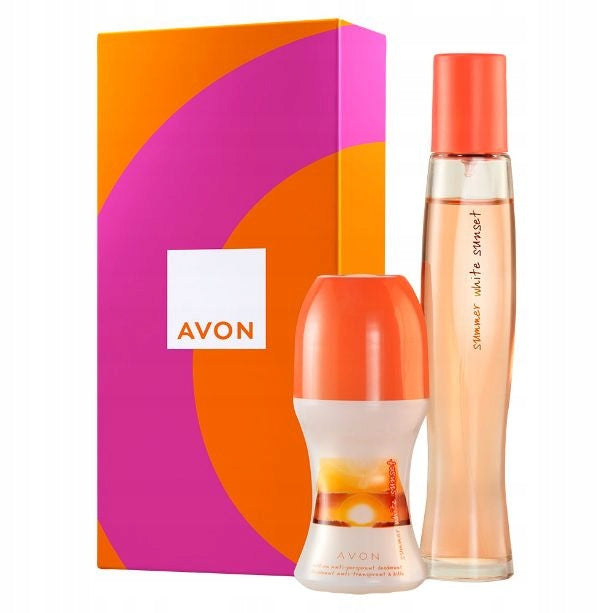 AVON Set Summer White + Summer White Sunset 50 ml 2in1 Women's Perfume Brand Avon