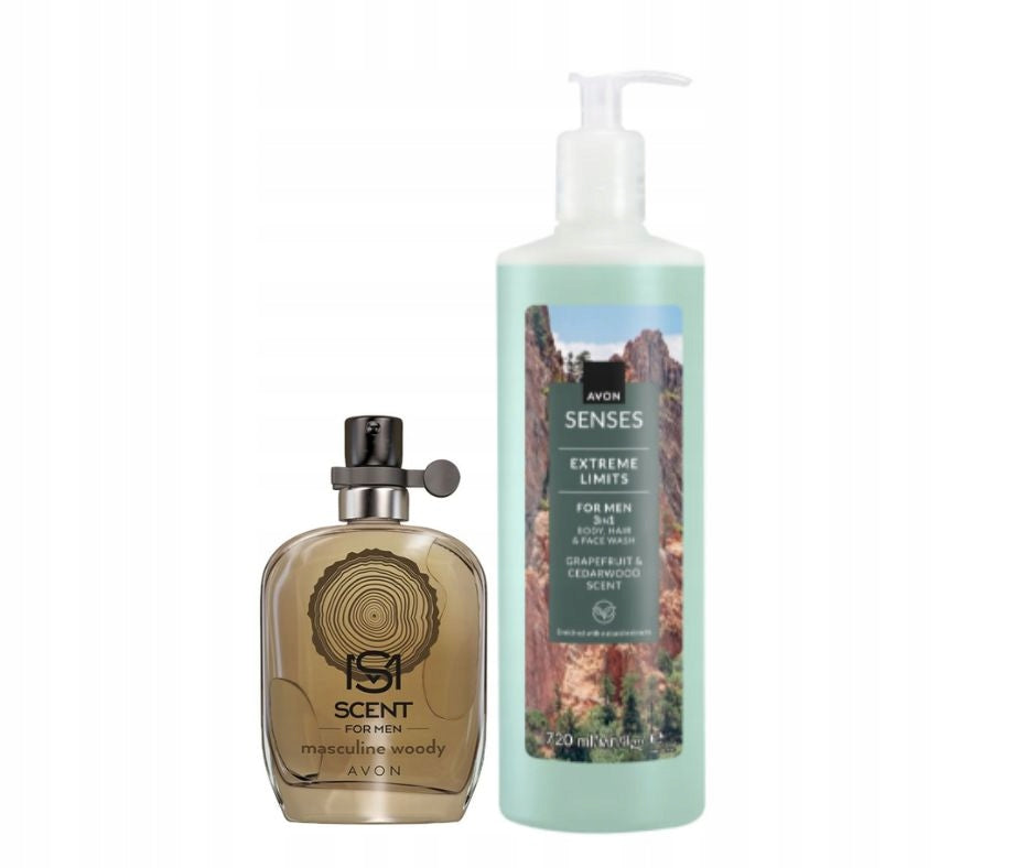 AVON Set Water Scent Masculine 30 ml + Gel Extreme Limits 720 ml