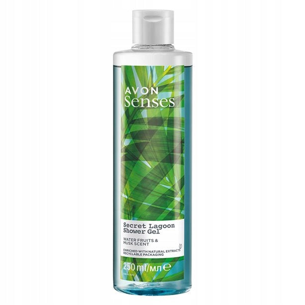 AVON Set Water Summer White 50 ml + Shower gel Secret Lagoon 250 ml Manufacturer code 59089