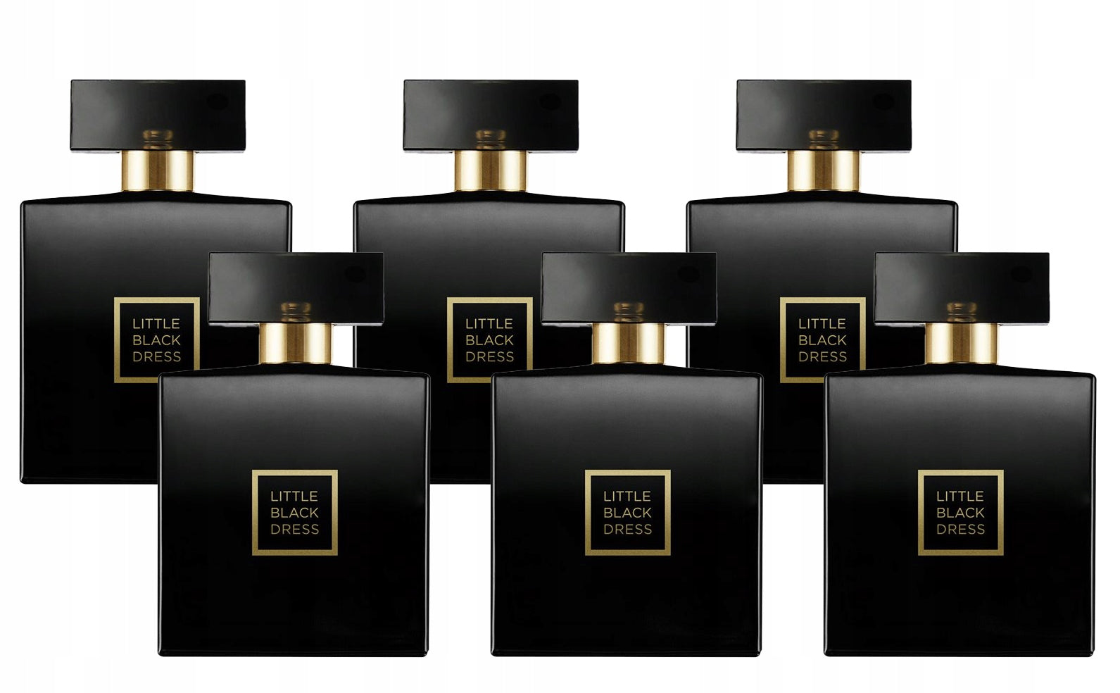 AVON Set of 6 x LITTLE BLACK DRESS Eau de Parfum 6 x 50 ml