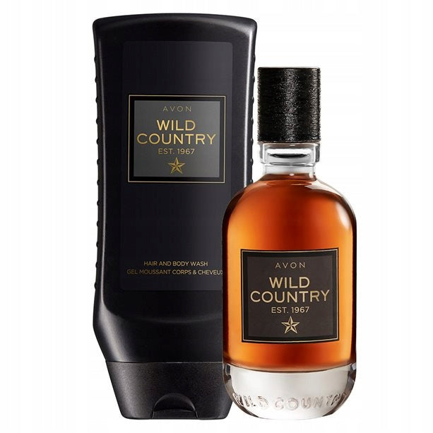 AVON Set of Cosmetics for Men Wild Country 2in1 Perfume Gel