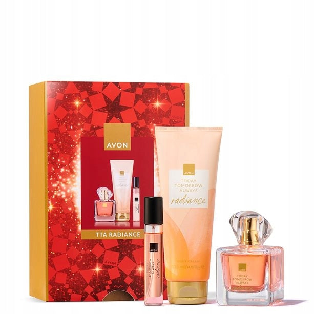 AVON TTA RADIANCE SET FOR HER 3 PIECES PER BOX