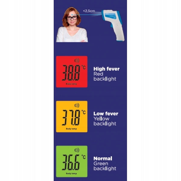 AVRON Electronic Frontal Thermometer for Children Electronic Digital Packaging status original
