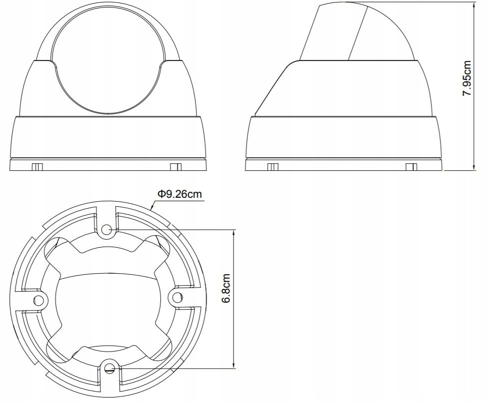 AVTECH DGM2203ASVSEP - 2MPX IP Dome kamera Packaging status original