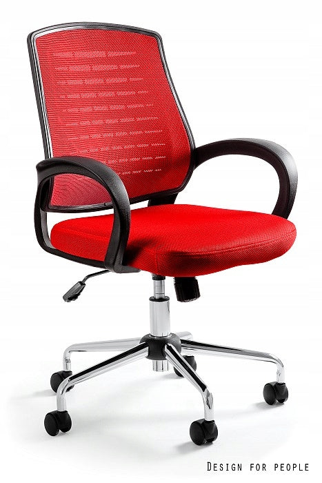 AWARD office chair red mesh Unique