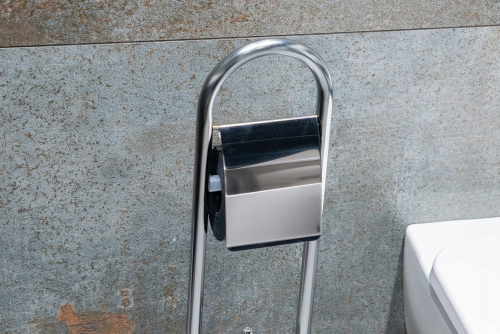 Toilettenständer mit Toilettenpapierhalter AWD Interior, 81x16x28 cm 