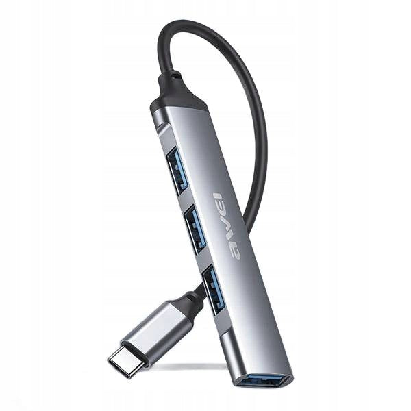 AWEI HUB CL-150T 4xUSB-Ablack/black