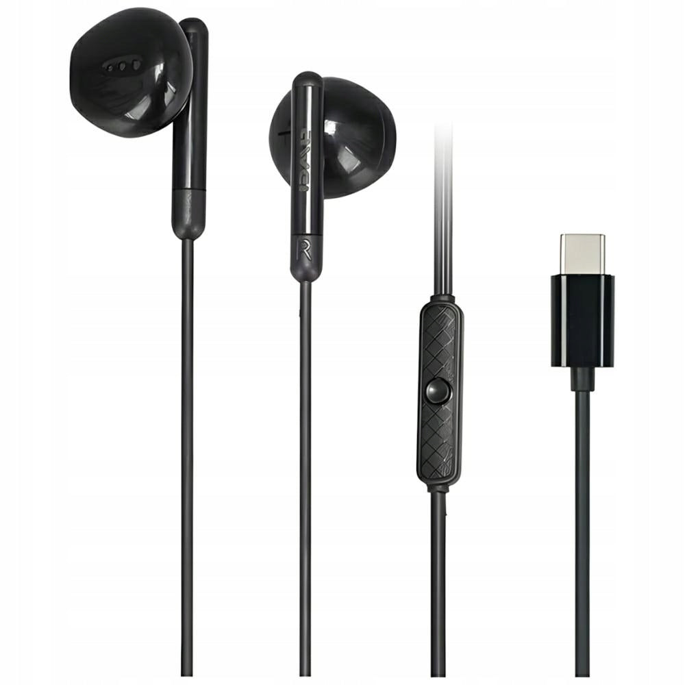 AWEI PC-6T Stereo USB-C Wired Earbuds with Remote Control