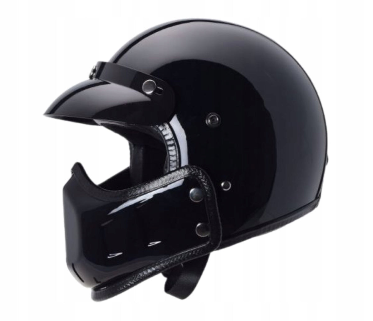 AWINA Retro Vintage Helmet Detachable Jaw Black M EAN (GTIN) 9781732917354