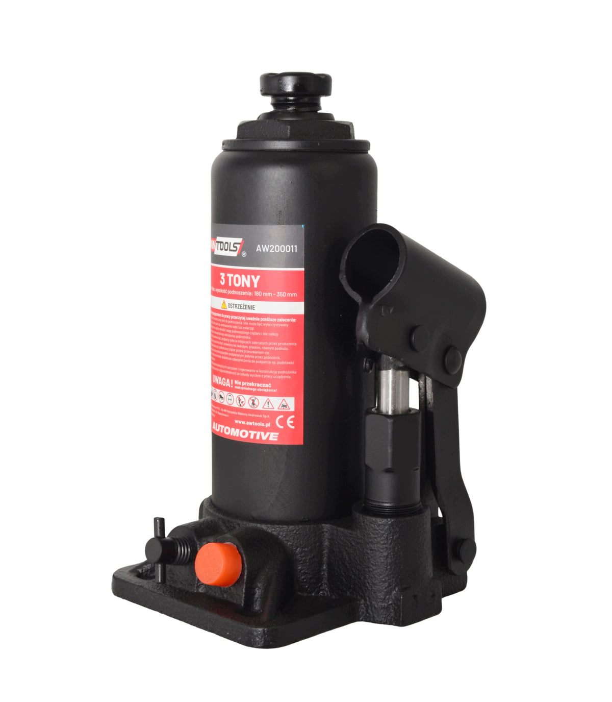 AWTOOLS HYDRAULIC LEVER 3T 178-350mm /CASE Manufacturer code AW200011