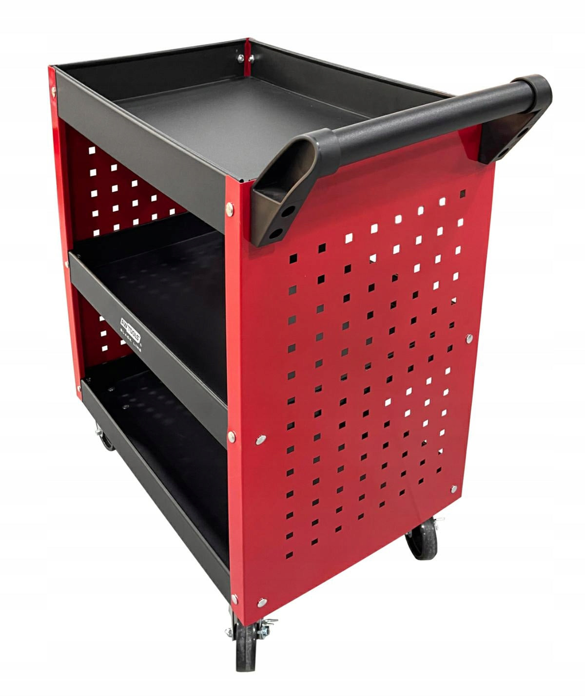 AWTOOLS METAL WORKSHOP TROLLEY 3 LEVELS + PERFORATION Brand AW-Tools