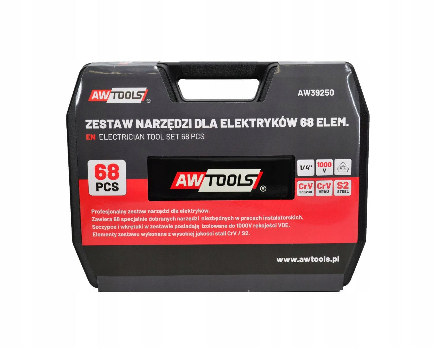 AWTOOLS TOOLKIT FOR ELECTRICIANS 68el AW39250 Manufacturer code AW39250