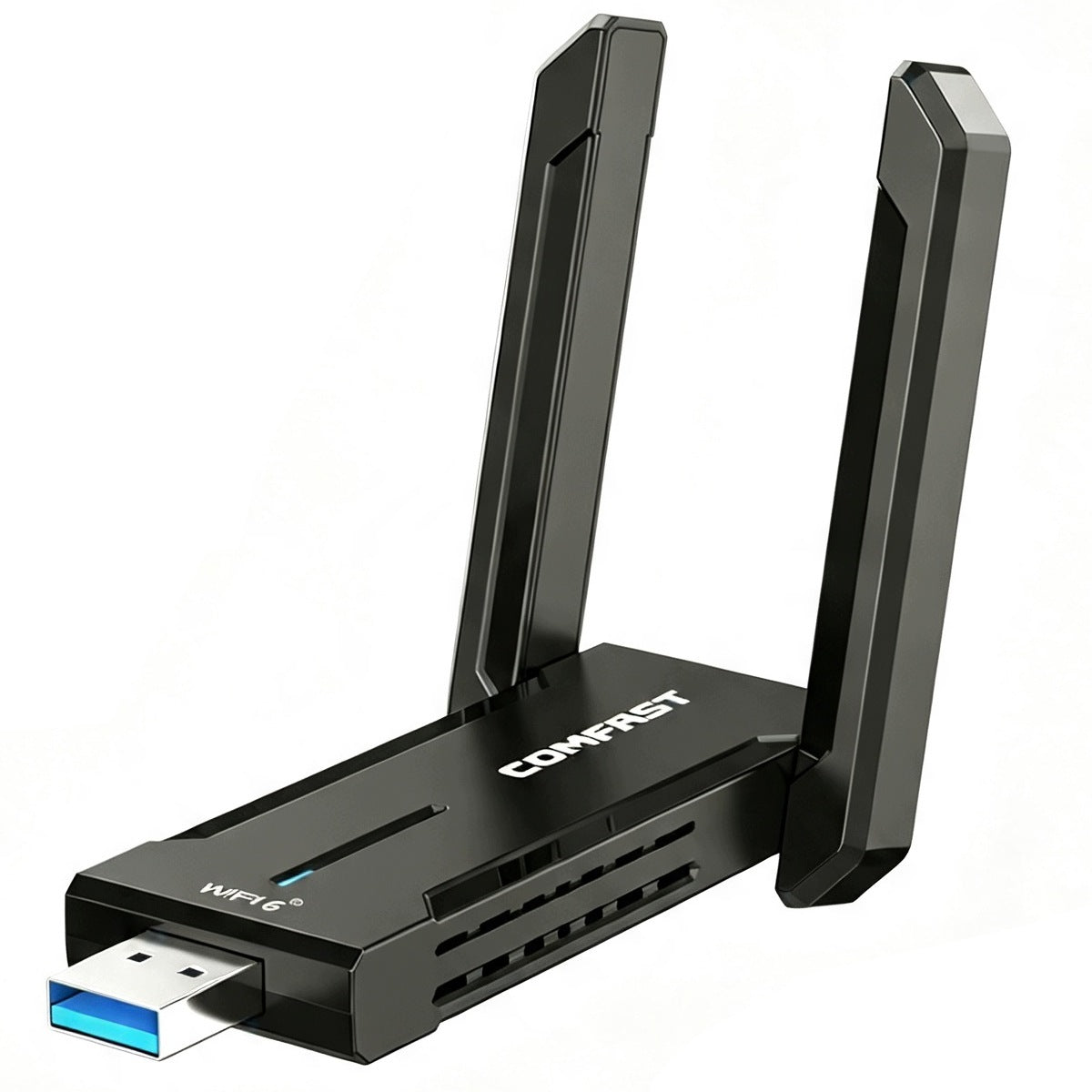 AX5400M WiFi 6E USB Network Card, Three-Band 6 GHz WLAN Card with 5 dBi