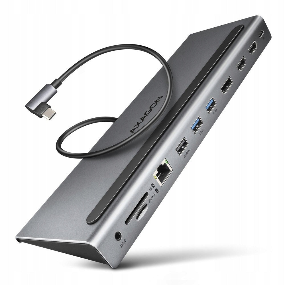 AXAGON HMC-4KX3 USB Hub 5Gbps, 3x USB port (otevřené)