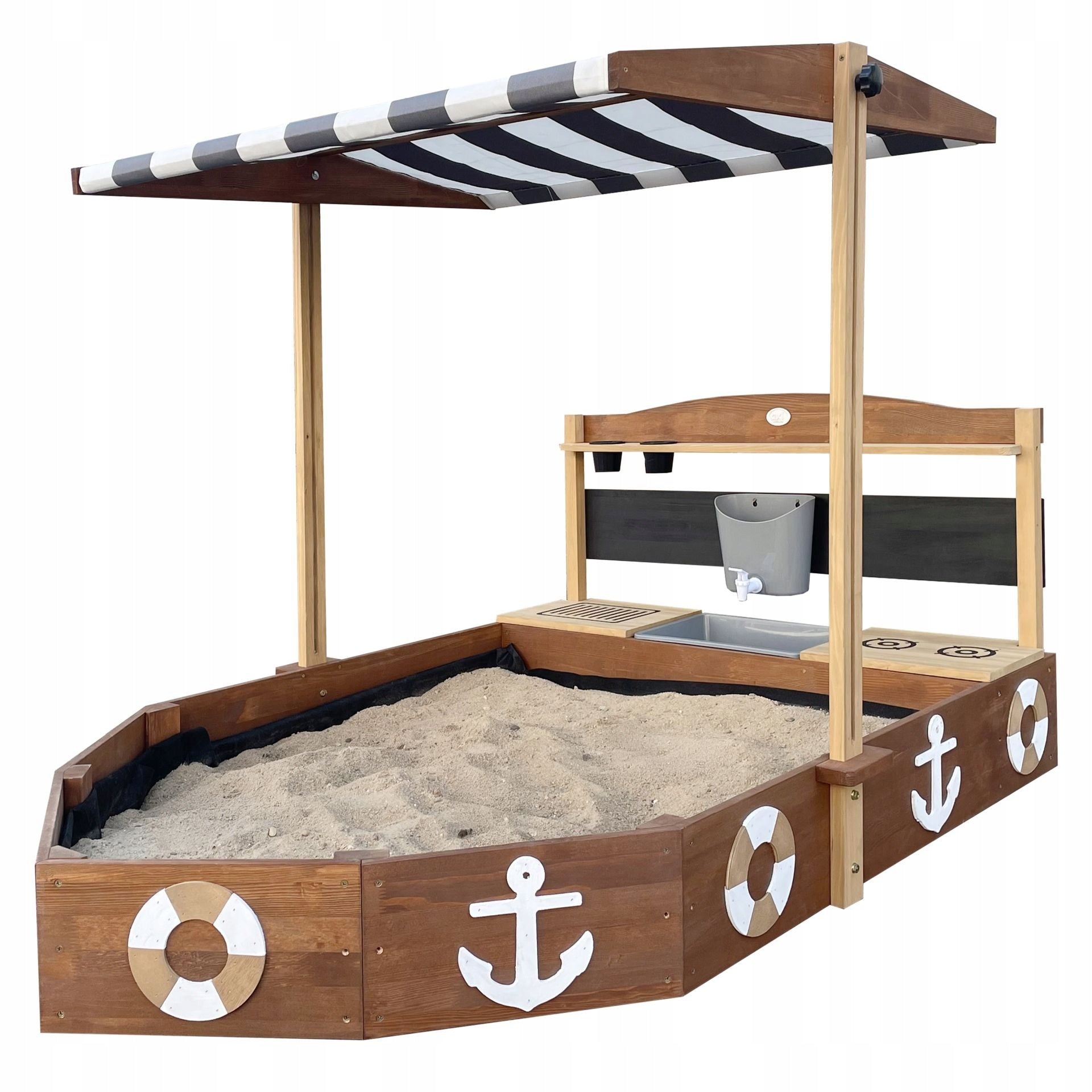 AXI Sandbox Wooden ship with kitchen