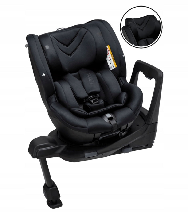 AXKID CUFFLINK SWIVEL CAR SEAT RWF 0-18 KG WITH ISOFIX BASE Manufacturer code 7350057589731