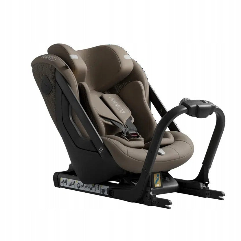 AXKID ONE 3 car seat 61-125 cm | Driftwood Beige TEST PLUS