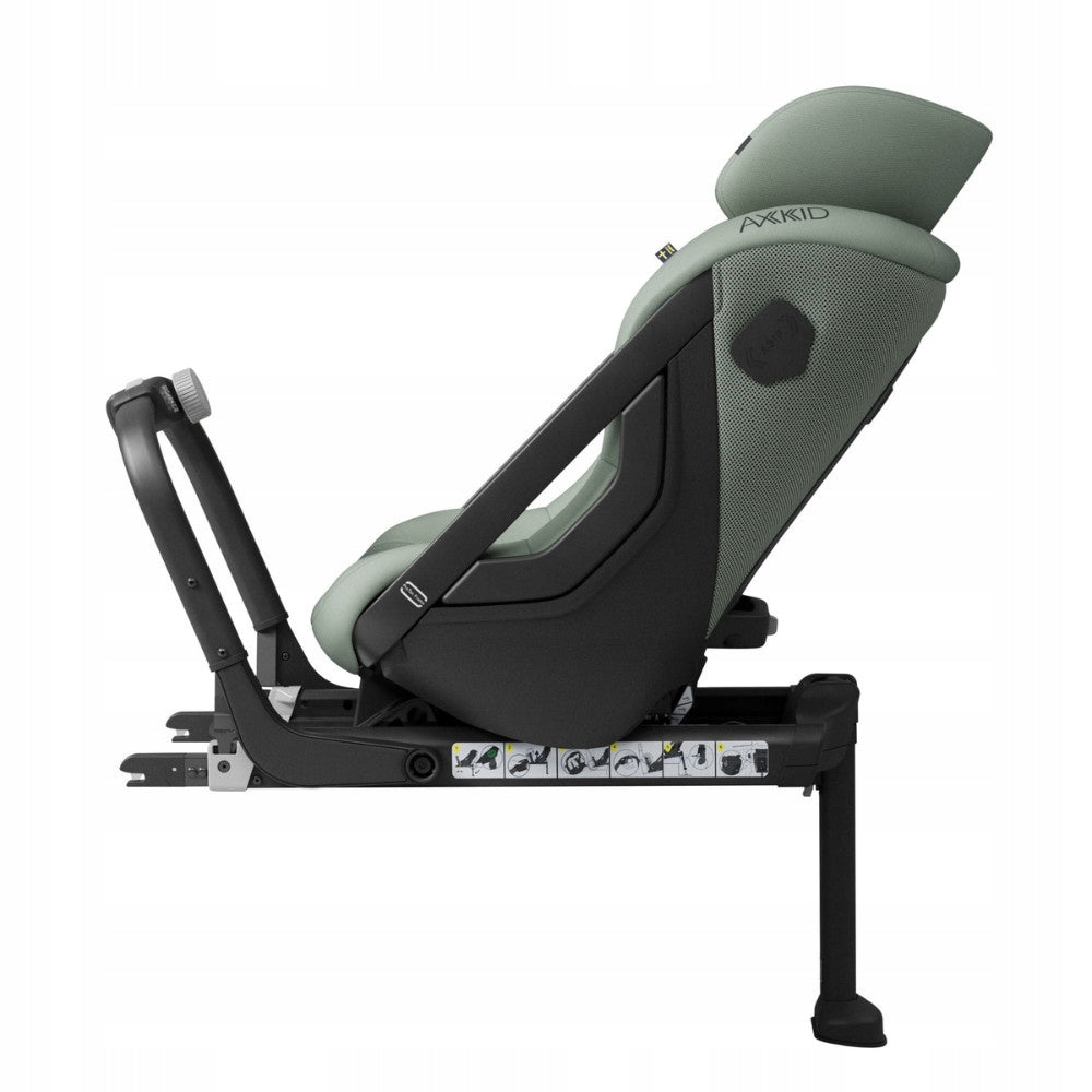 AXKID ONE 3 car seat 61-125 cm | Nordic Bloom Green TEST PLUS Manufacturer code 7350150971853