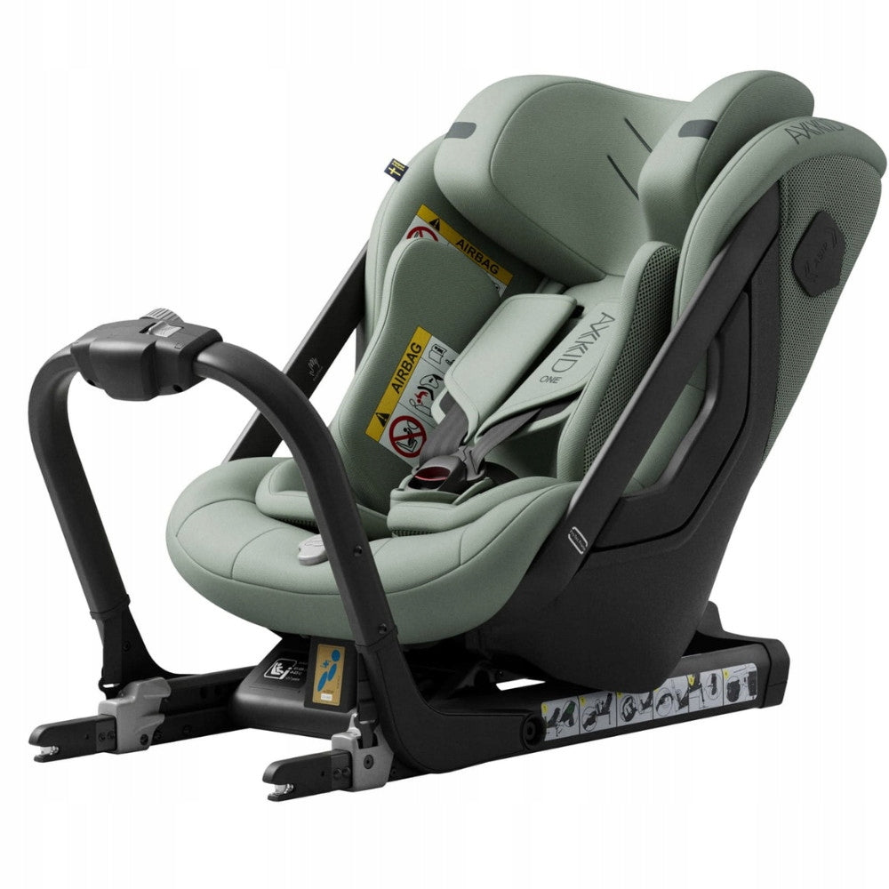 AXKID ONE 3 car seat 61-125 cm | Nordic Bloom Green TEST PLUS