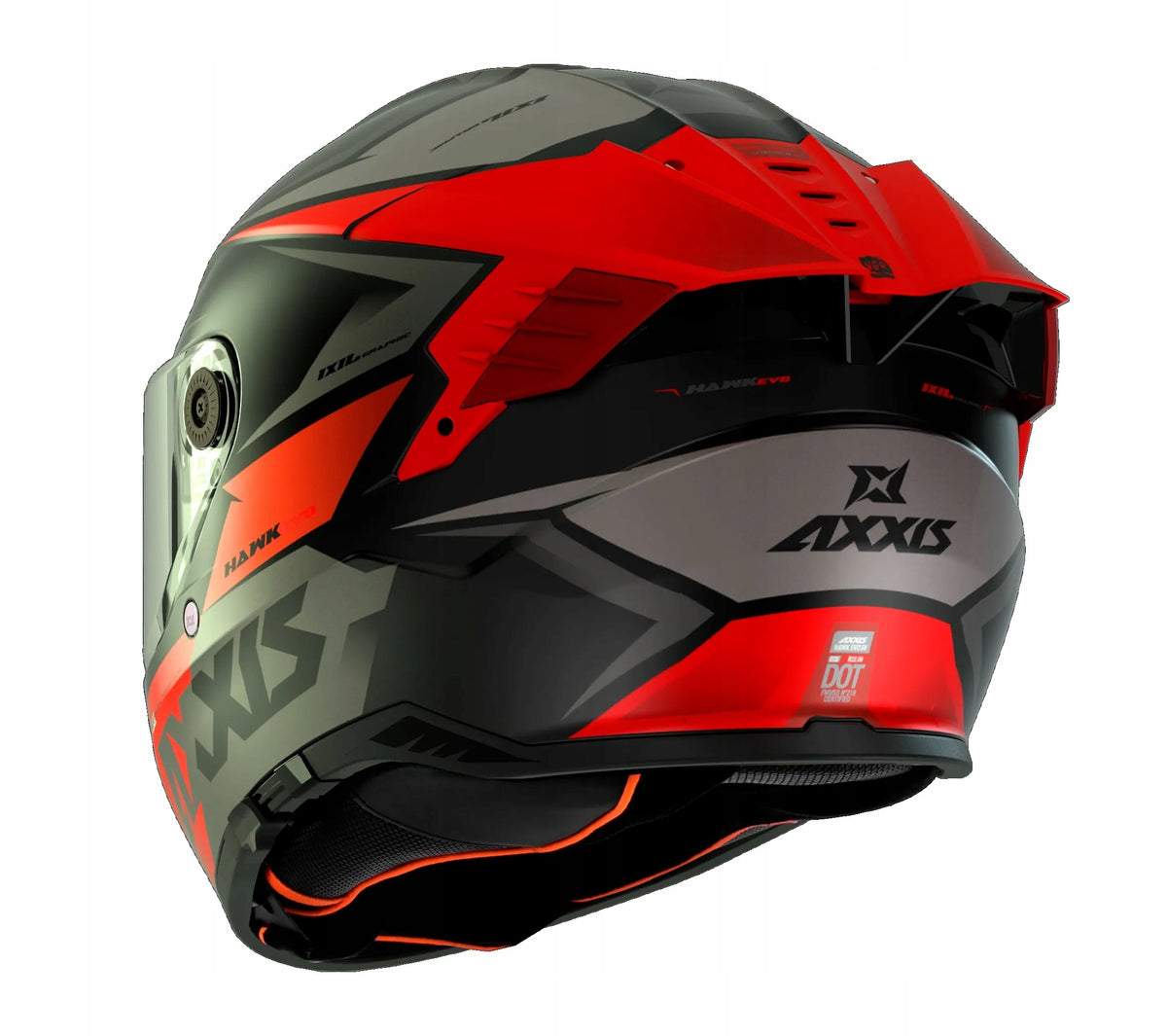 AXXIS Hawk Evo SV Ixil Red helmet Manufacturer Axxis
