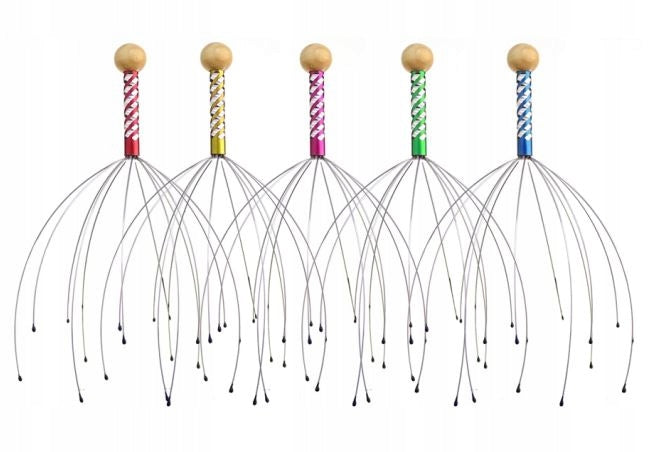 AYURVEDIC MASSAGER RELAXING SCALP MASSAGE SCRATCHER OCTOPUS XL