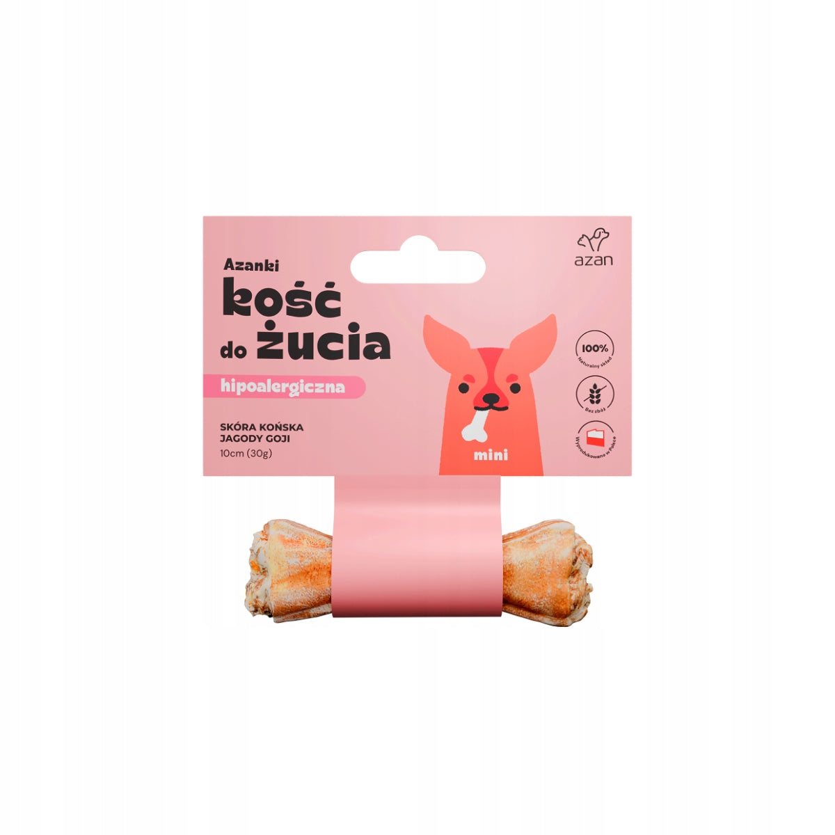 AZANKI HORSE LEATHER BONE – MINI 10cm
