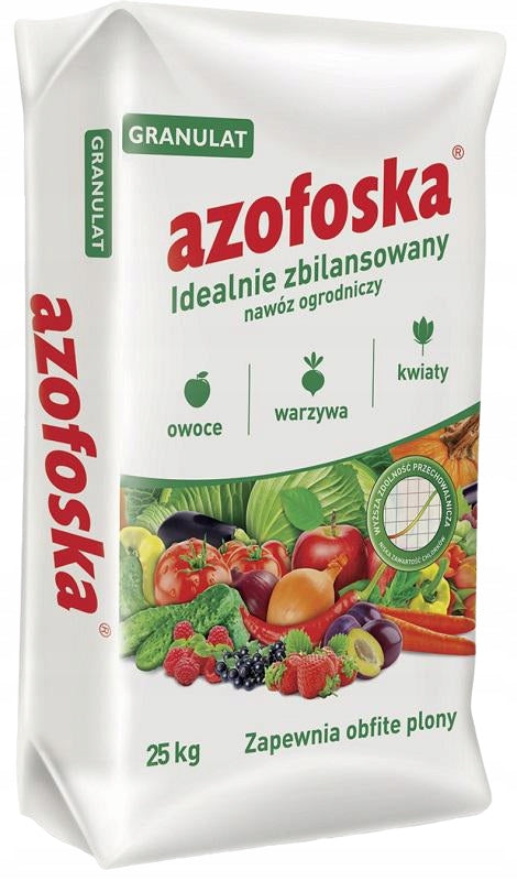 AZOFOSKA garden fertilizer universal granules vegetables fruit flowers 25kg