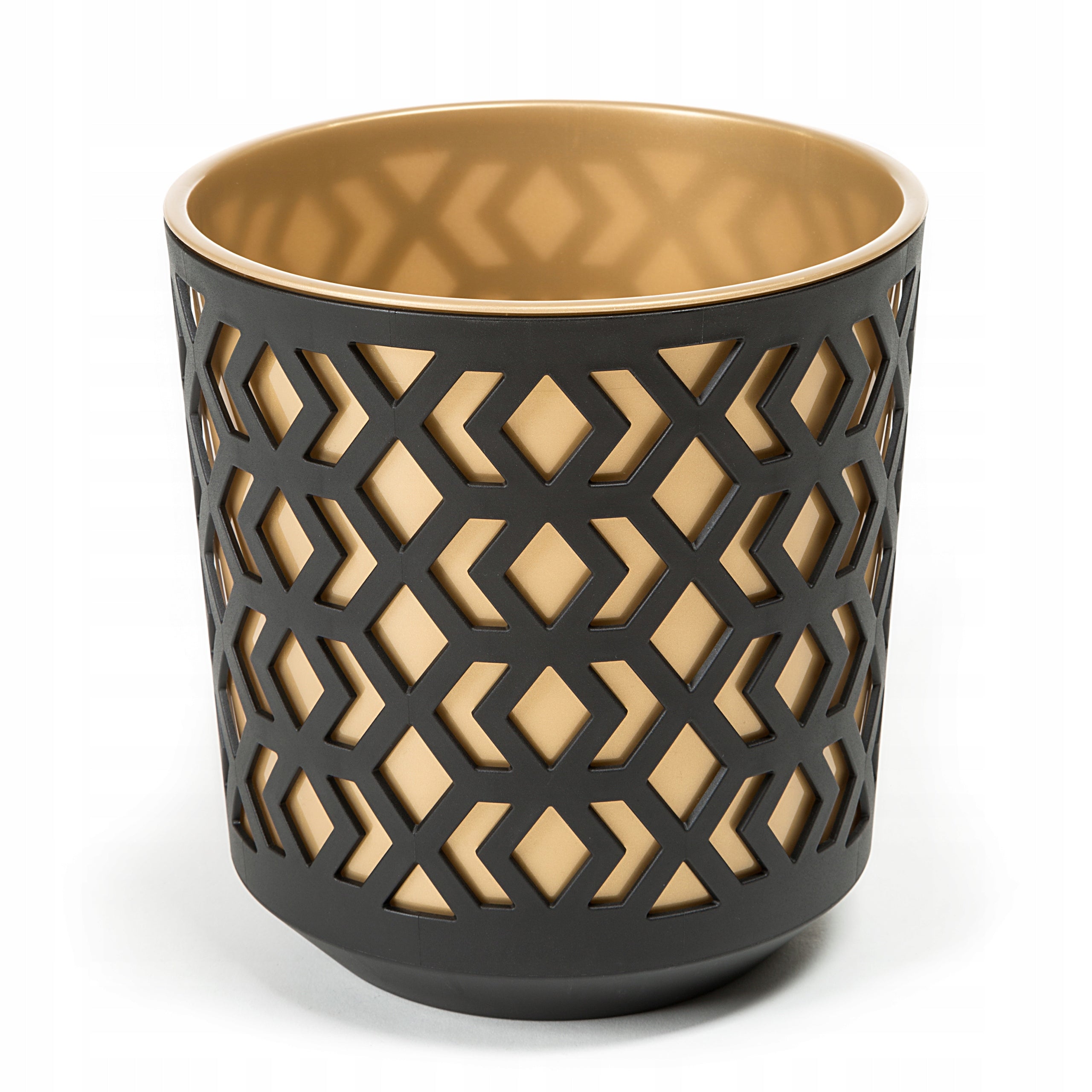 AZTEK flower pot 19.5 h20 k-Black + w-Golden Light Manufacturer code LA791-49