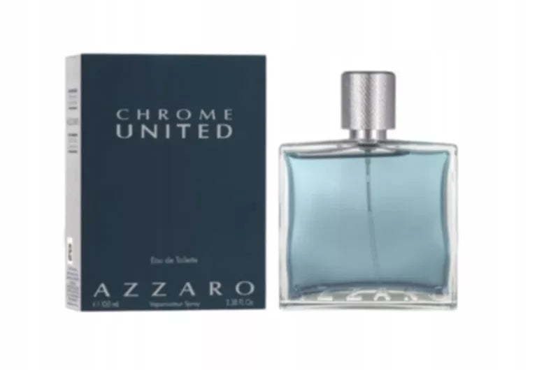 AZZARO CHROME UNITED EAU DE TOILETTE FOR MEN 100 ML