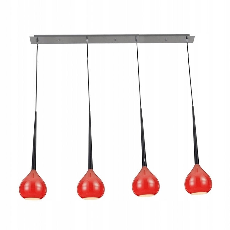 Azzardo pakabinamas šviestuvas Aga 4 Red/Black