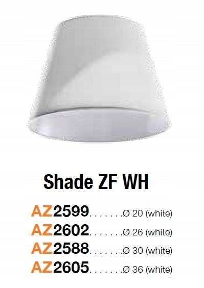 Azzardo šviestuvo gaubtas Shade ZF 36 White