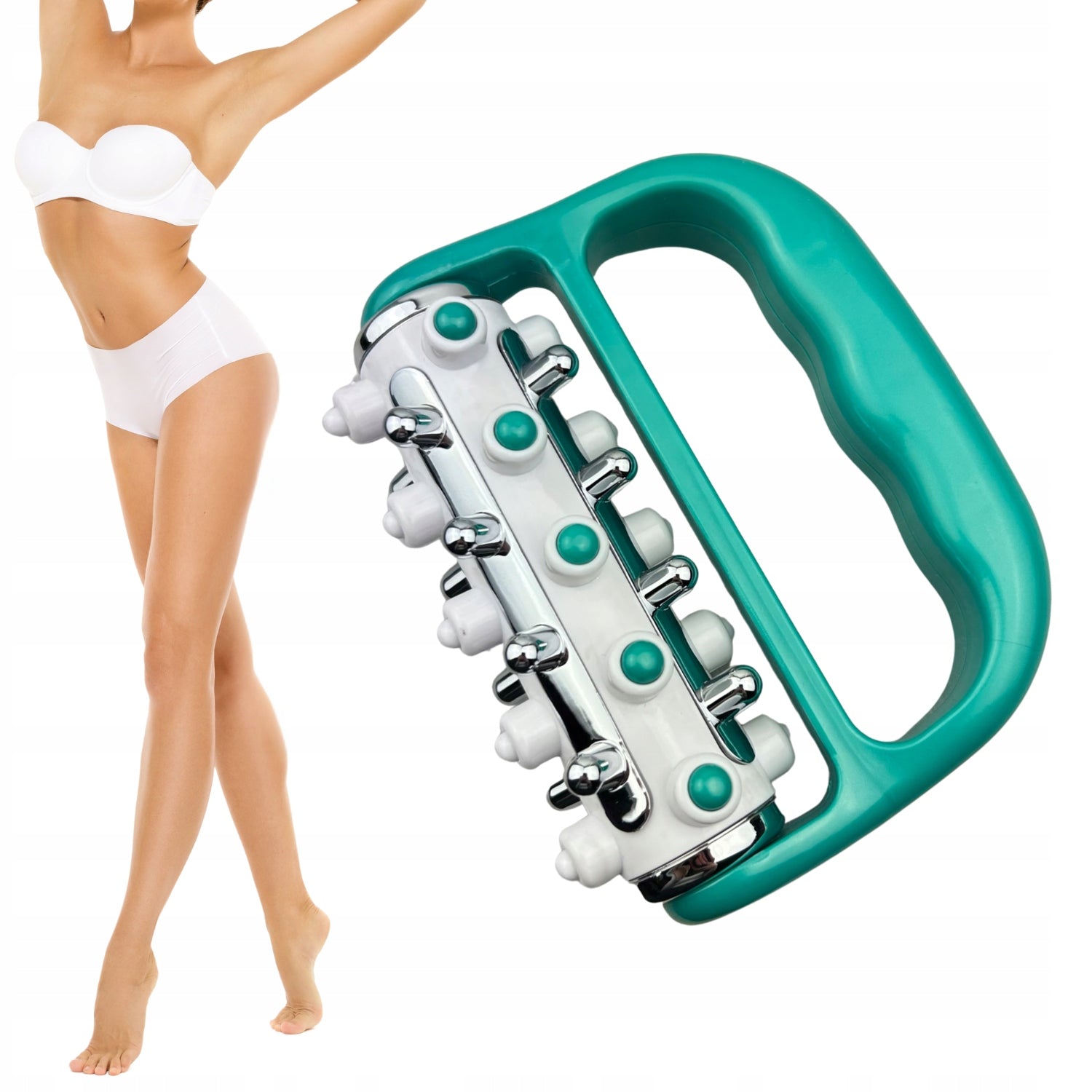 Abdominal Leg Body Massager Anti-Cellulite Handheld Roller Cellulite