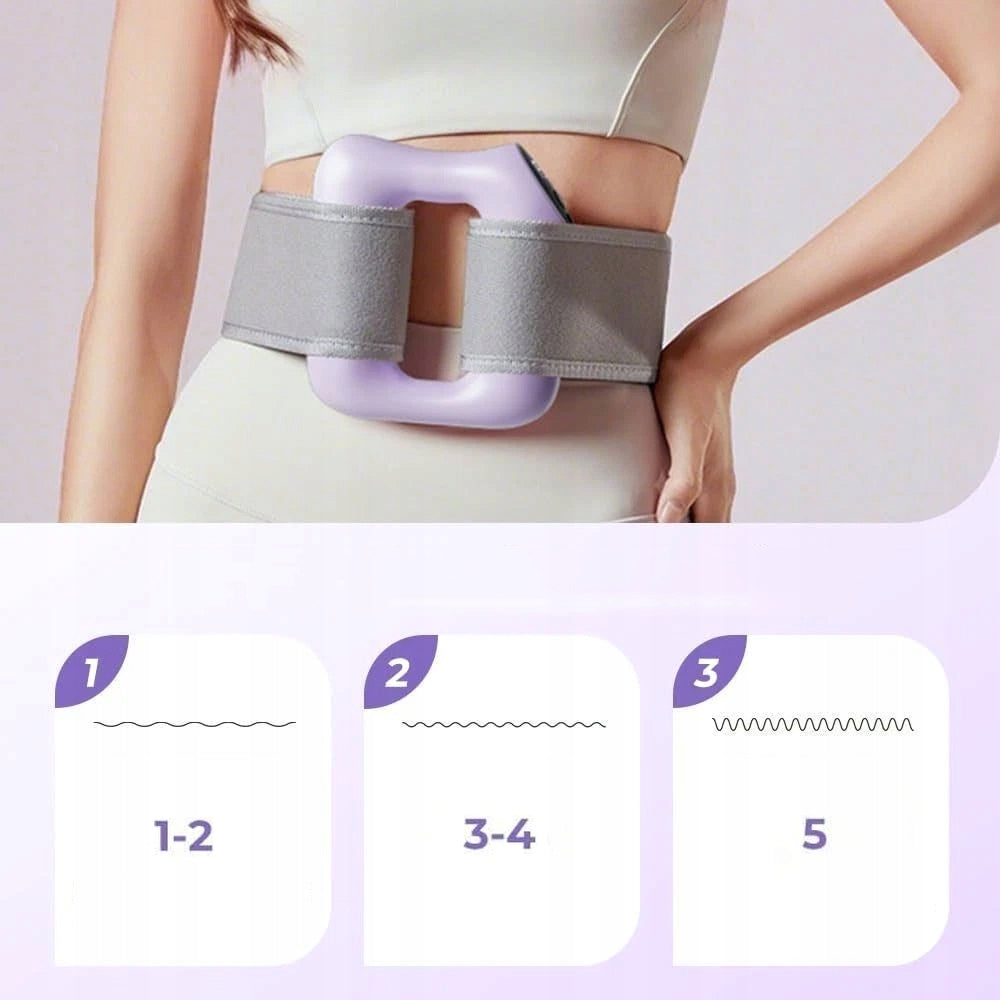 Abdominal Modeling Massage Belt 5 LEVELS 3 VIBRATION MODES Fat Burner Number of intensity levels 5